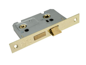 Eurospec Residential Bathroom Lock (64Mm Or 76Mm), Satin Brass