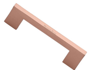 Heritage Brass Metro Design Cabinet Pull Handle (Various Lengths), Satin Rose Gold