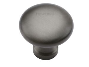 Heritage Brass Mushroom Design Cabinet Knob (32Mm Or 38Mm), Matt Bronze