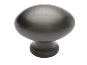 Heritage Brass Oval Design Cabinet Knob (32Mm Or 38Mm), Matt Bronze