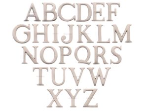 Heritage Brass A-Z Pin Fix Letters (51Mm - 2"), Satin Nickel