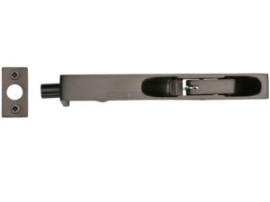 Heritage Brass Flush Fitting Lever Action Door Bolt (6", 8" Or 10"), Matt Bronze