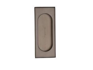 Heritage Brass Flush Pull Handle (105Mm), Matt Bronze