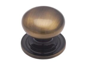 Heritage Brass Round Design Cabinet Knob (25Mm, 32Mm, 38Mm Or 48Mm), Antique Brass