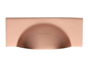 Heritage Brass Cabinet Drawer Pull Handle (57Mm C/C), Satin Rose Gold