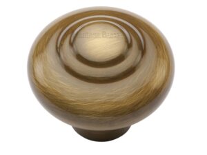 Heritage Brass Round Bead Design Cabinet Knob (32Mm Or 38Mm), Antique Brass