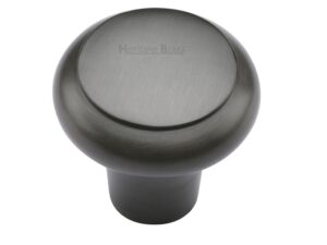 Heritage Brass Edge Design Round Cabinet Knob (32Mm Or 38Mm), Matt Bronze