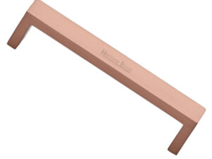 Heritage Brass Metro Design Cabinet Pull Handle (101Mm, 128Mm, 160Mm Or 192 C/C), Satin Rose Gold