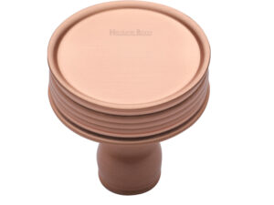 Heritage Brass Venetian Design Cabinet Knob, Satin Rose Gold