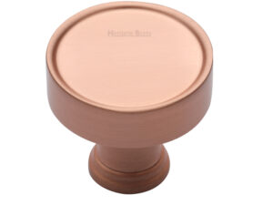 Heritage Brass Florence Design Cabinet Knob, Satin Rose Gold