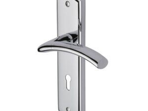 Heritage Brass Centaur Polished Chrome Door Handles (Sold In Pairs)