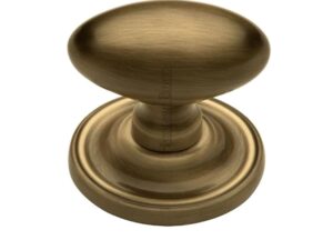 Heritage Brass Chelsea Mortice Door Knobs, Antique Brass (Sold In Pairs)