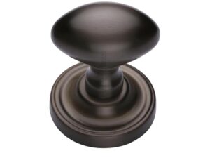 Heritage Brass Chelsea Mortice Door Knobs, Matt Bronze (Sold In Pairs)