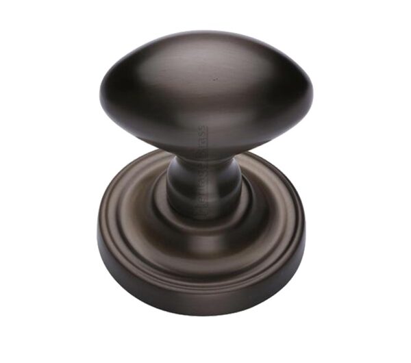 Heritage Brass Chelsea Mortice Door Knobs, Matt Bronze (Sold In Pairs)