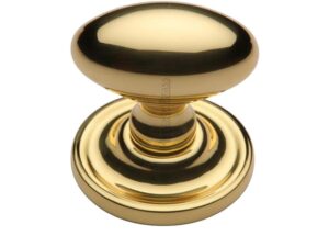 Heritage Brass Chelsea Mortice Door Knobs, Polished Brass (Sold In Pairs)