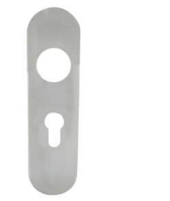 Eurospec Radius Stainless Steel Cover Plates, Satin Or Polished Stainless Steel (Sold In Pairs)