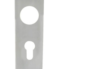 Eurospec Radius Stainless Steel Cover Plates, Satin Or Polished Stainless Steel (Sold In Pairs)