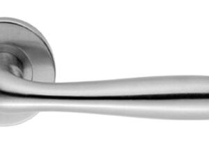 Eurospec Bulb Stainless Steel Door Handles - Satin Stainless Steel (Sold In Pairs)