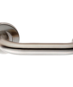 Eurospec Return To Door Stainless Steel Door Handles - Polished Or Satin Stainless Steel (Sold In Pairs)