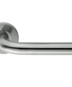 Eurospec Radium Stainless Steel Door Handles - Satin Stainless Steel (Sold In Pairs)