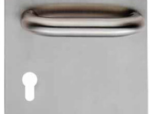 Eurospec Dda Compliant Safety Lever On Euro Profile Backplate - Satin Stainless Steel (Sold In Pairs)