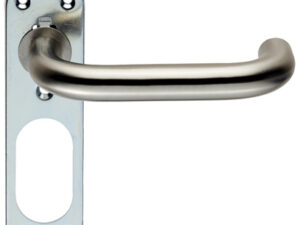 Eurospec Stainless Steel Safety Lever On Inner Backplate, Satin Or Polished Stainless Steel (Sold In Pairs)