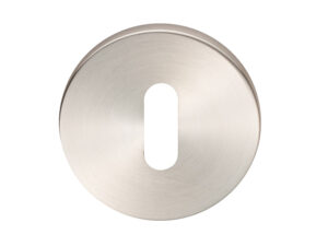 Eurospec Standard Profile Stainless Steel Escutcheons (6Mm Rose), Satin Stainless Steel