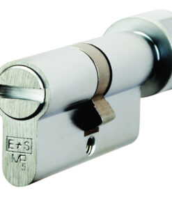 Eurospec Mp5 Euro Profile British Standard 5 Pin Bathroom Cylinder & Turn, (70Mm) Various Finishes