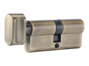 Key And Turn Cylinder - 6 Pin Euro Profile - 60Mm