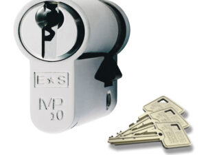 Eurospec Mp10 Euro Profile British Standard 10 Pin Single Cylinders, (Various Sizes) Satin Chrome