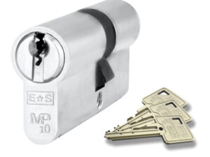 Eurospec Mp10 Euro Profile British Standard 10 Pin 'Offset' Double Cylinders, (Various Sizes) Satin Chrome