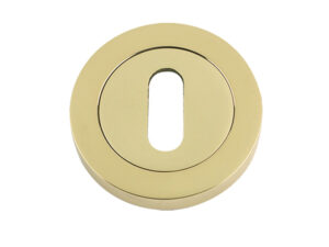 Zoo Hardware Da-T Standard Profile Escutcheons, Polished Brass