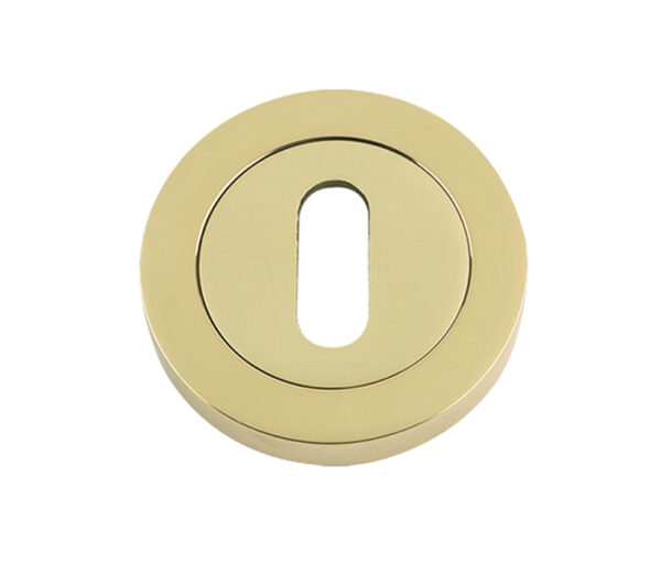 Zoo Hardware Da-T Standard Profile Escutcheons, Polished Brass