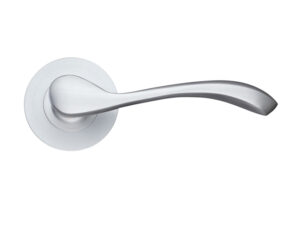 Zoo Hardware Da-T Savona Satin Chrome Door Handles (Sold In Pairs)