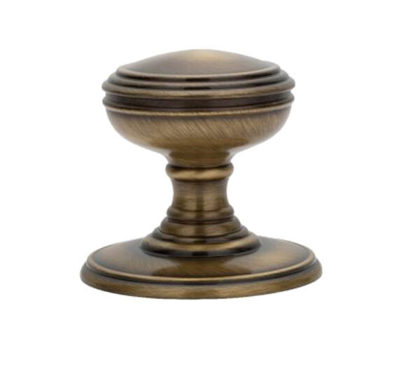 Delamain Plain Concealed Fix Mortice Door Knob, Florentine Bronze (Sold In Pairs)