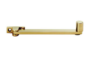 Fanlight Roller Arm Window Stays (150Mm), Polished Brass