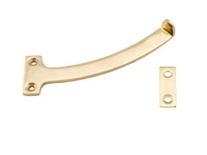 Quadrant Arm Window Stays (150Mm), Polished Brass (Sold In Pairs)