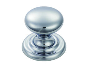 Fingertip Classical Victorian Cupboard Knob (25Mm, 32Mm, 36Mm, 41Mm Or 46Mm), Polished Chrome