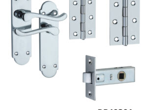 Lever On Back Plate Latch Set