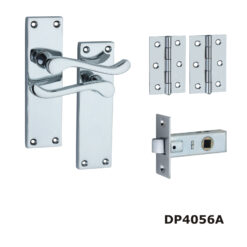 Lever On Back Plate Latch Set