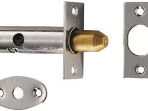 Eurospec Security (Hex/Rack) Door Bolts 61Mm, Polished Chrome, Satin Chrome, Polished Brass And Black