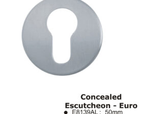 Concealed Escutcheon - Euro -50Mm