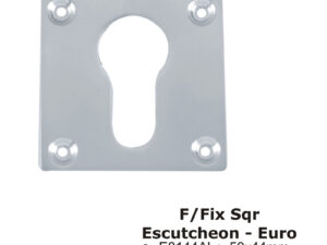 Face Fix Square Escutcheon - Euro -50X44Mm