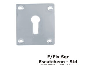 Face Fix Square Escutcheon - Standard -50X44Mm