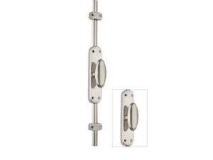 Oval Knob Locking Espagnolette Bolt Or Cremone Bolt - Eb100Pb - Upto 9'