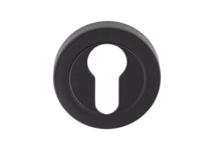 Euro Profile Escutcheon, Matt Black