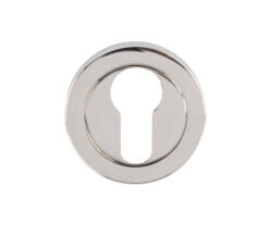 Euro Profile Escutcheon, Polished Nickel