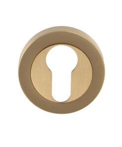 Euro Profile Escutcheon, Satin Brass