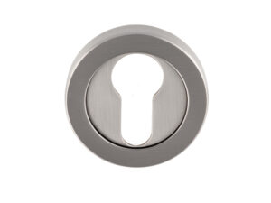 Euro Profile Escutcheon, Satin Nickel