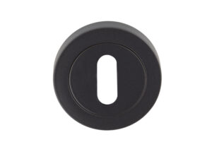 Serozzetta Standard Profile Escutcheons, Matt Black